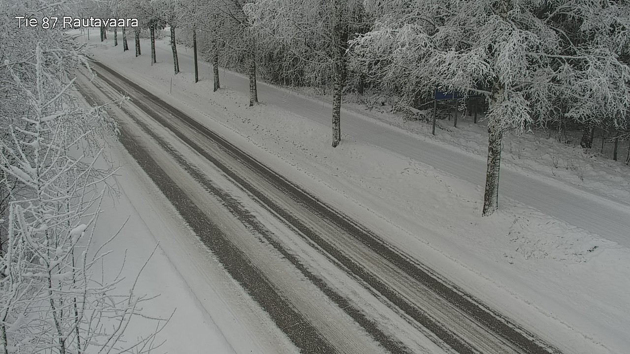 Weather Camera Image Road 87 Rautavaara, Rautavaara, Pohjois-Savo