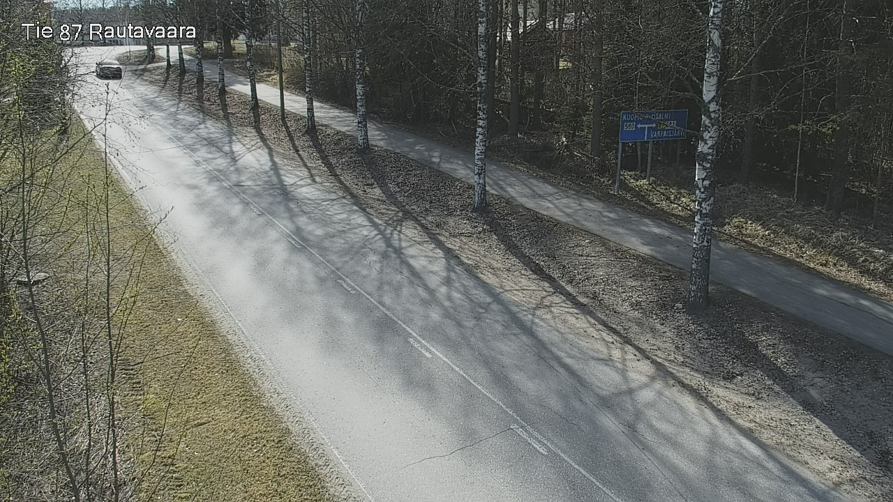 Weather Camera Image Road 87 Rautavaara, Rautavaara, Pohjois-Savo