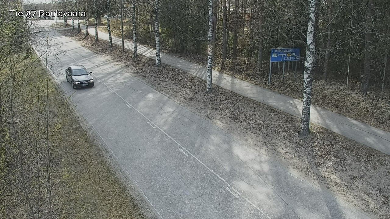 Weather Camera Image Road 87 Rautavaara, Rautavaara, Pohjois-Savo