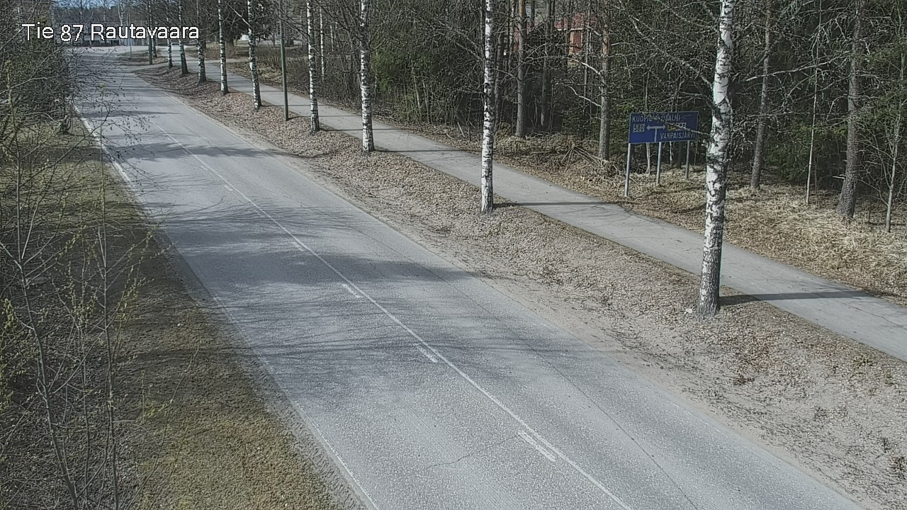 Weather Camera Image Road 87 Rautavaara, Rautavaara, Pohjois-Savo