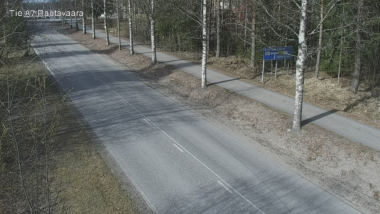 Weather Camera Image Road 87 Rautavaara, Rautavaara, Pohjois-Savo