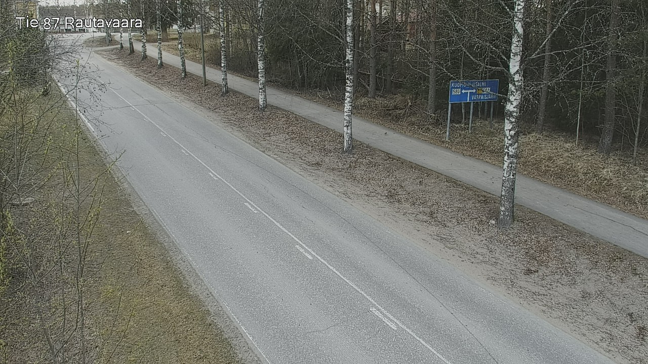 Weather Camera Image Road 87 Rautavaara, Rautavaara, Pohjois-Savo