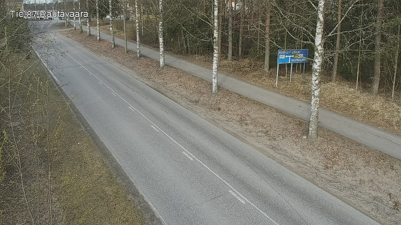 Weather Camera Image Road 87 Rautavaara, Rautavaara, Pohjois-Savo
