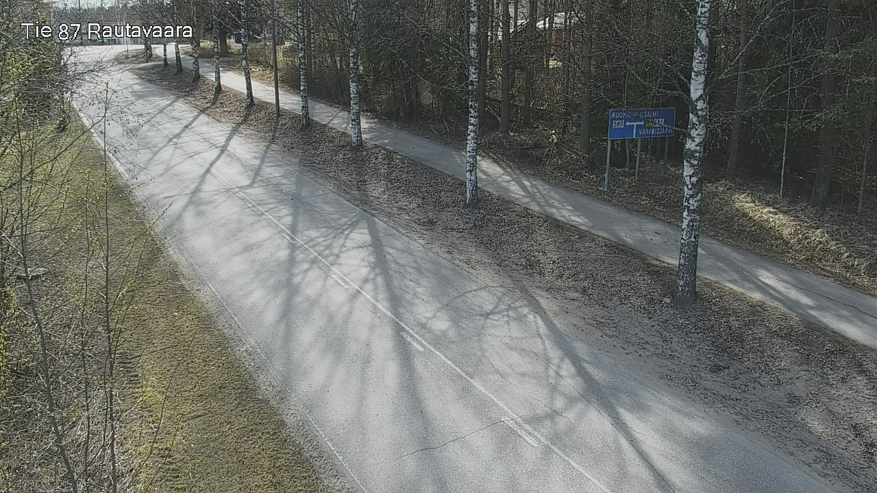 Weather Camera Image Road 87 Rautavaara, Rautavaara, Pohjois-Savo