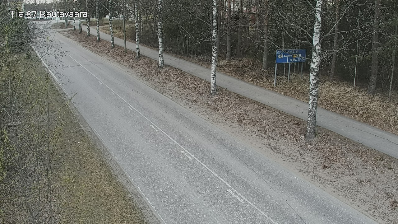 Weather Camera Image Väg 87 Rautavaara, Rautavaara, Pohjois-Savo