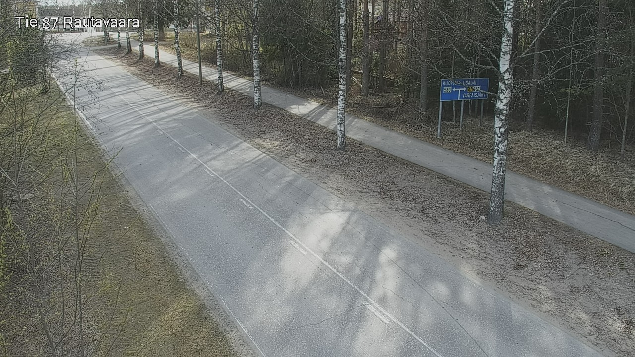 Weather Camera Image Road 87 Rautavaara, Rautavaara, Pohjois-Savo