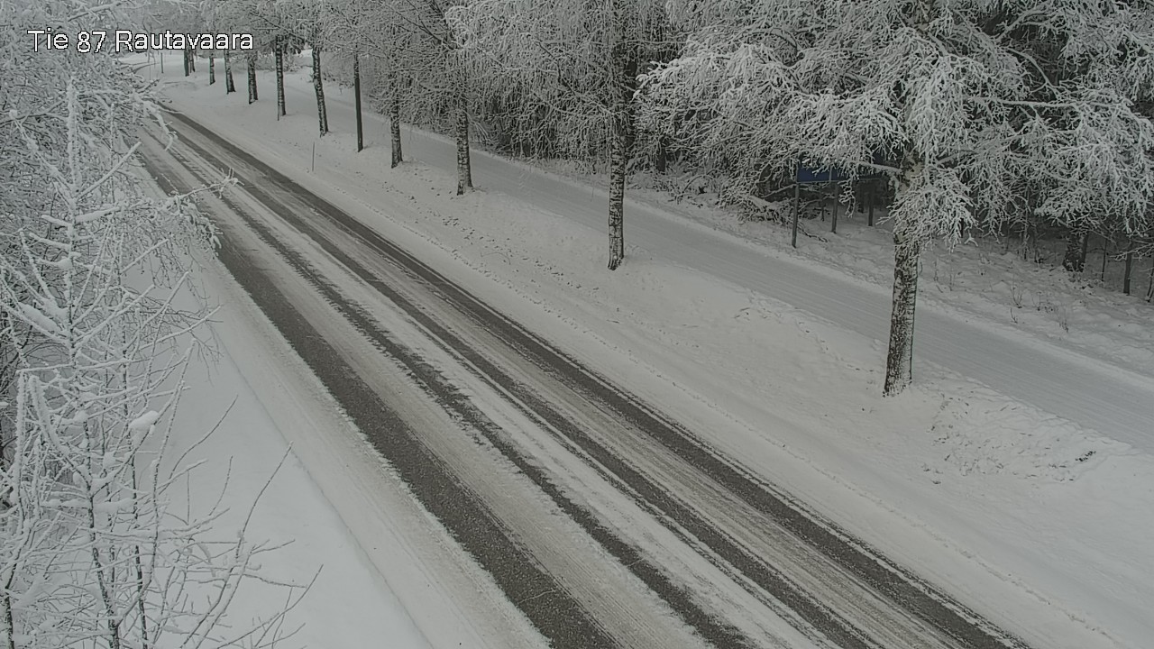Weather Camera Image Road 87 Rautavaara, Rautavaara, Pohjois-Savo
