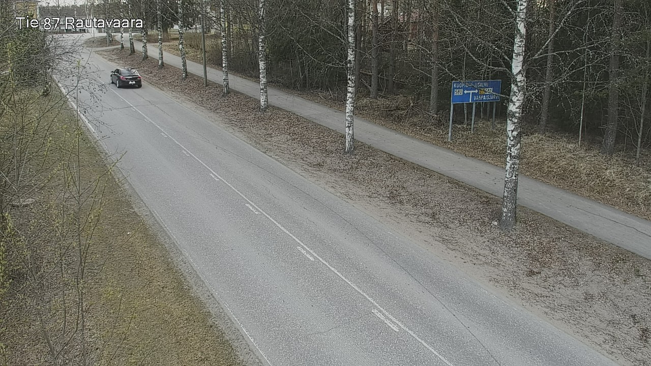 Weather Camera Image Road 87 Rautavaara, Rautavaara, Pohjois-Savo