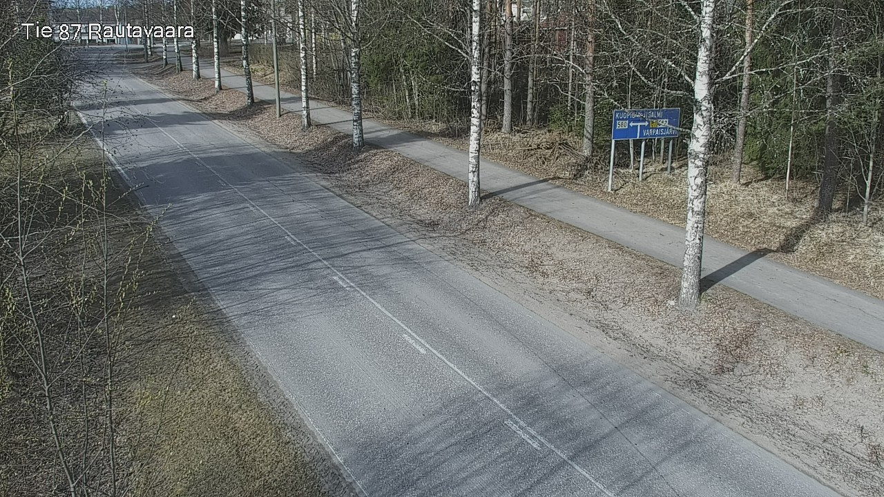 Weather Camera Image Road 87 Rautavaara, Rautavaara, Pohjois-Savo