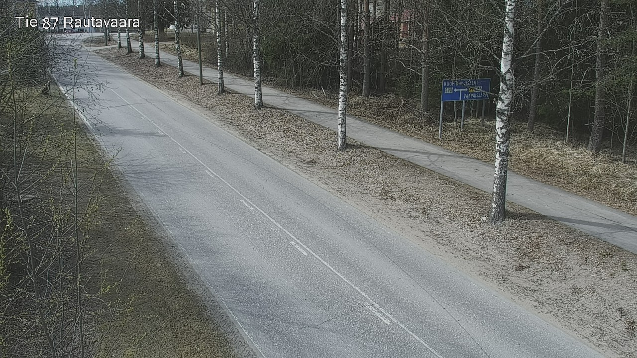 Weather Camera Image Road 87 Rautavaara, Rautavaara, Pohjois-Savo
