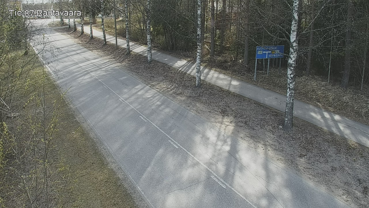 Weather Camera Image Road 87 Rautavaara, Rautavaara, Pohjois-Savo