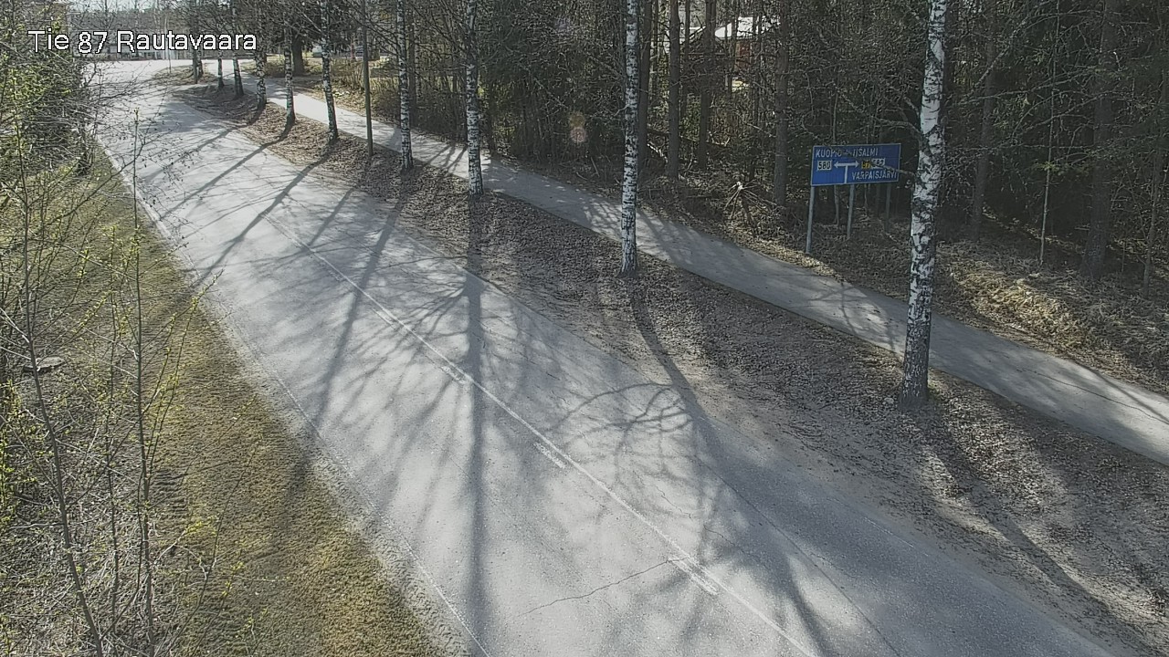Weather Camera Image Road 87 Rautavaara, Rautavaara, Pohjois-Savo