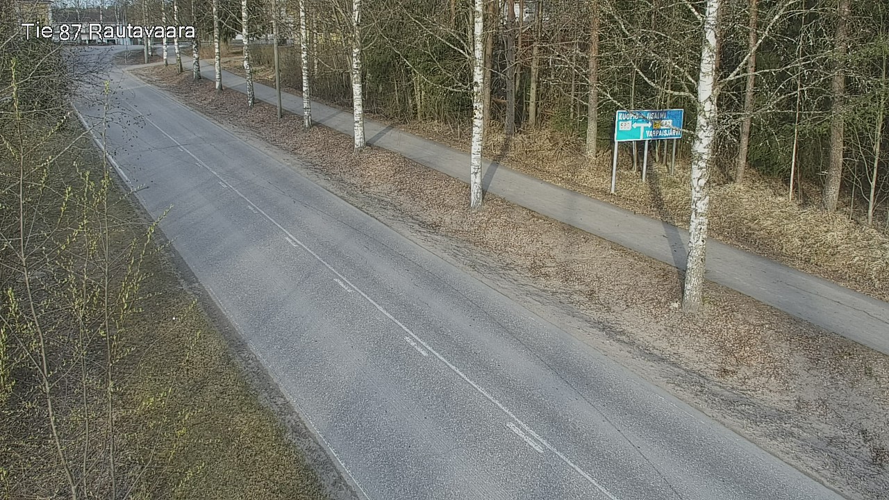 Weather Camera Image Väg 87 Rautavaara, Rautavaara, Pohjois-Savo