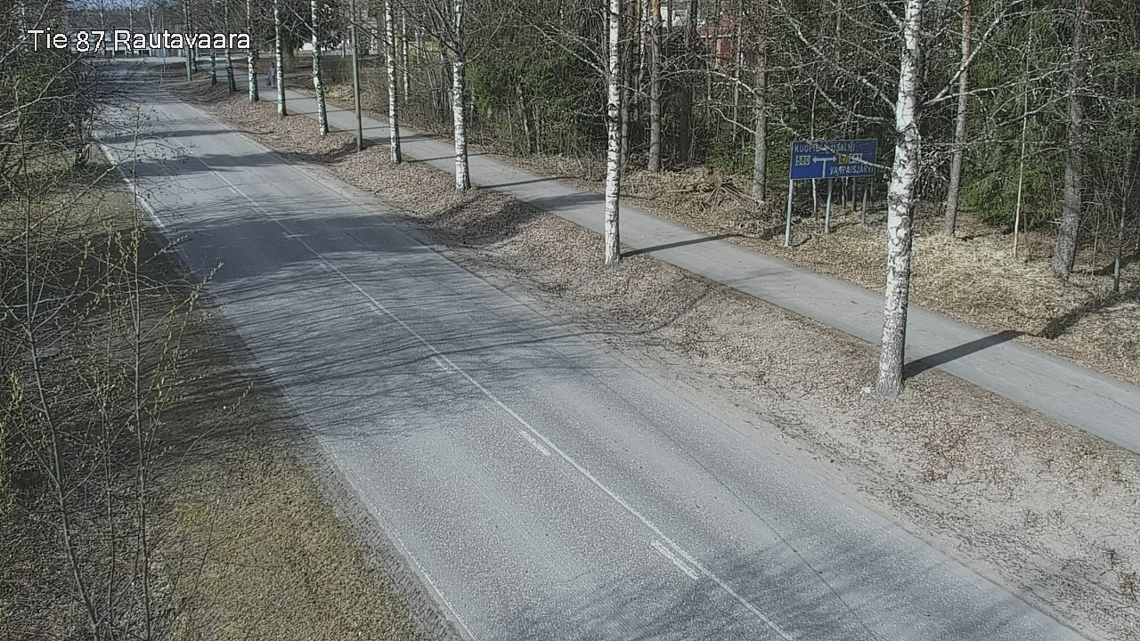 Weather Camera Image Road 87 Rautavaara, Rautavaara, Pohjois-Savo
