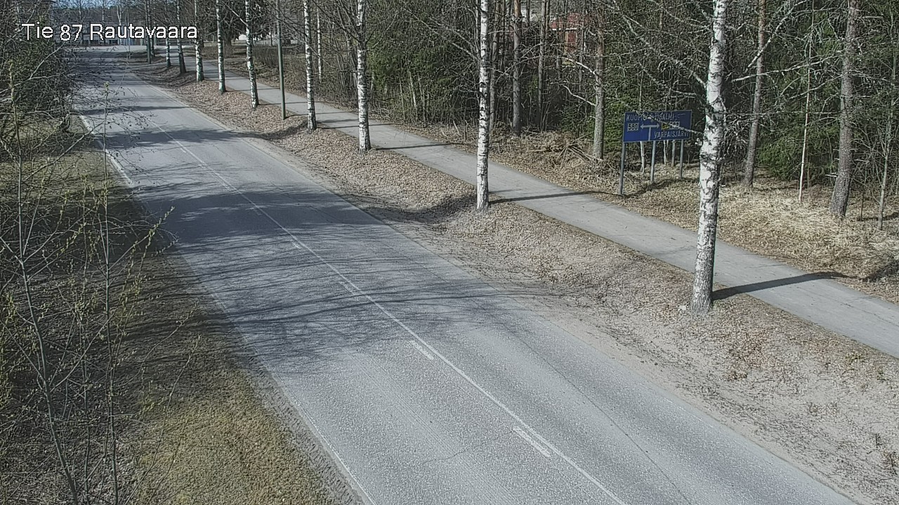 Weather Camera Image Road 87 Rautavaara, Rautavaara, Pohjois-Savo