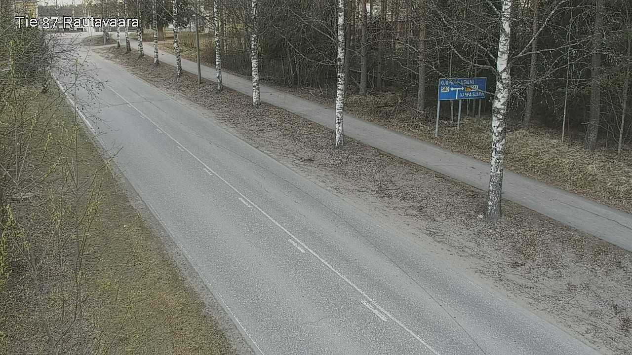 Weather Camera Image Road 87 Rautavaara, Rautavaara, Pohjois-Savo