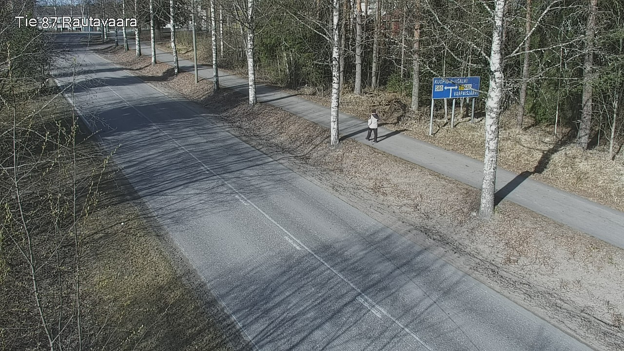Weather Camera Image Road 87 Rautavaara, Rautavaara, Pohjois-Savo