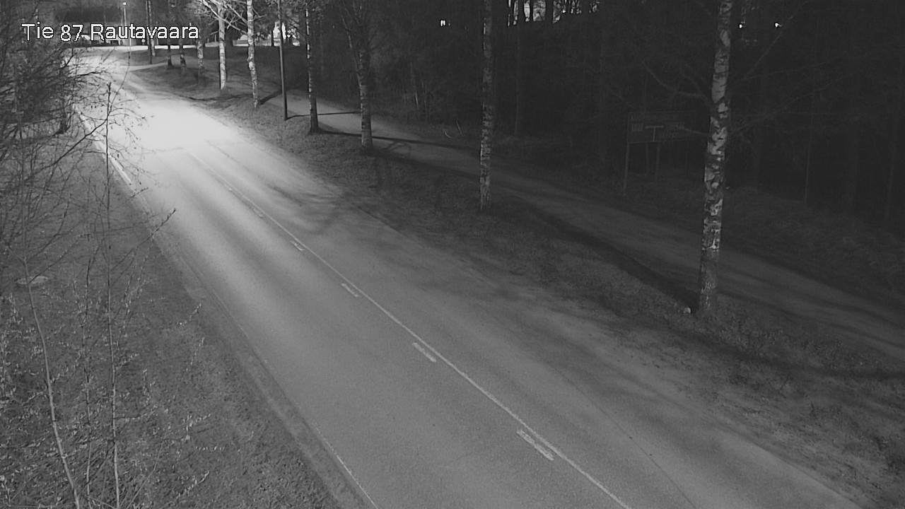 Weather Camera Image Road 87 Rautavaara, Rautavaara, Pohjois-Savo