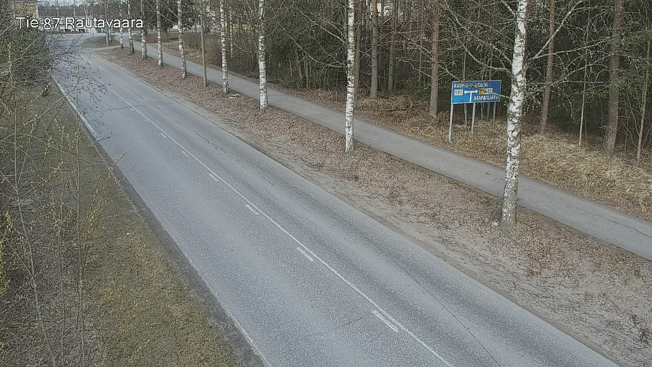Weather Camera Image Road 87 Rautavaara, Rautavaara, Pohjois-Savo