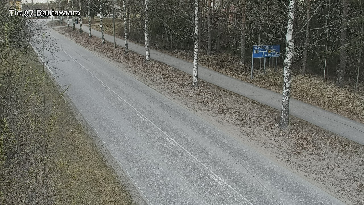 Weather Camera Image Road 87 Rautavaara, Rautavaara, Pohjois-Savo