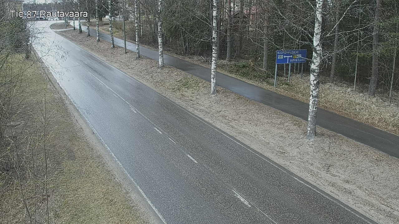 Weather Camera Image Road 87 Rautavaara, Rautavaara, Pohjois-Savo