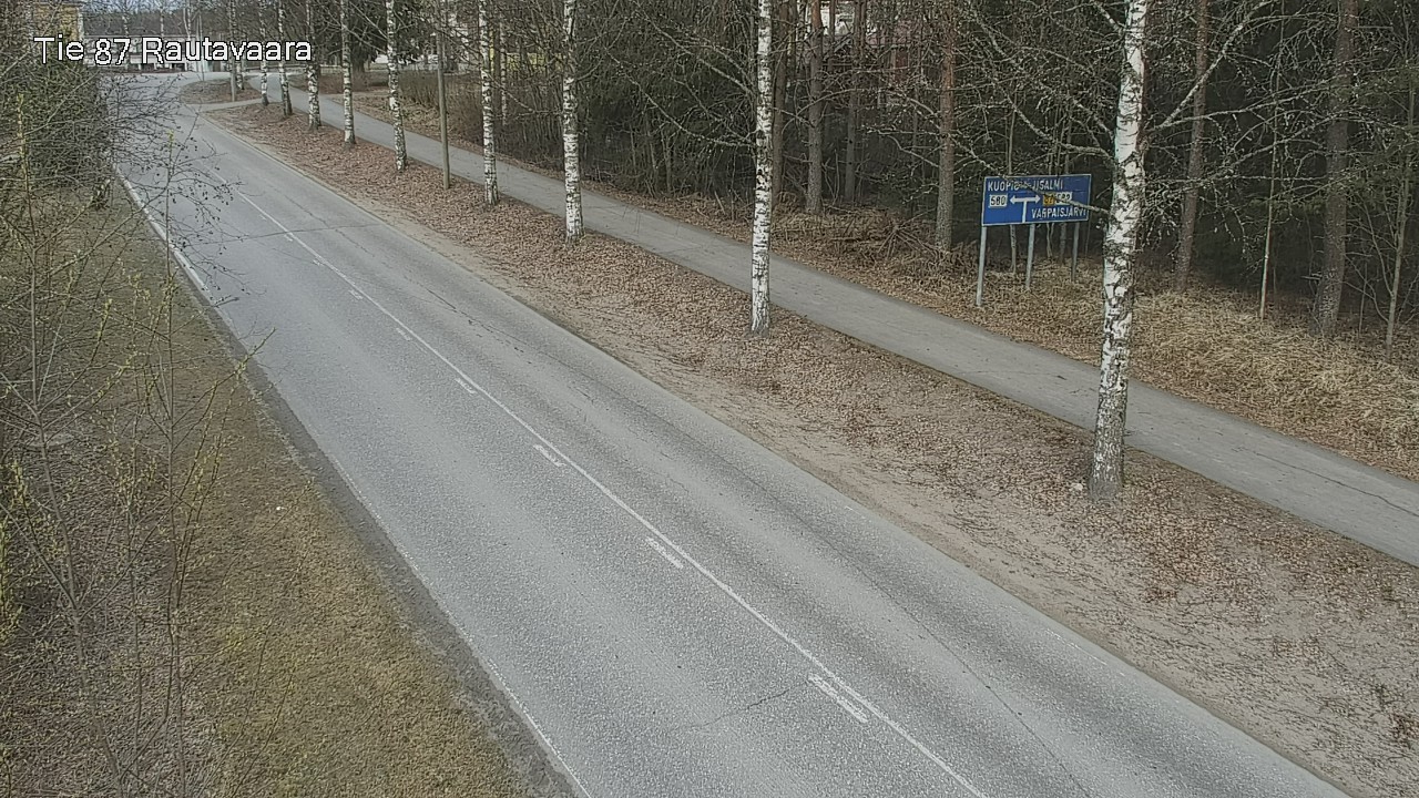 Weather Camera Image Road 87 Rautavaara, Rautavaara, Pohjois-Savo