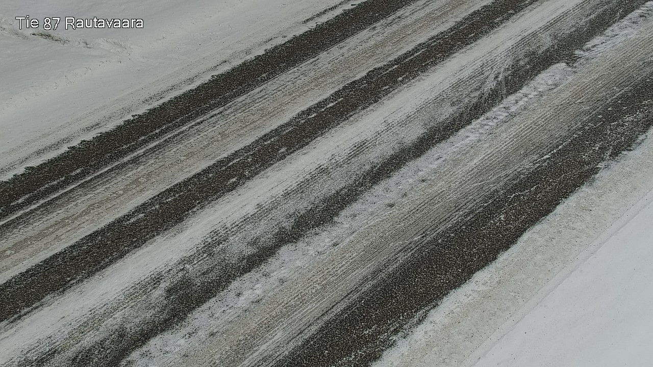 Weather Camera Image Väg 87 Rautavaara, Rautavaara, Pohjois-Savo