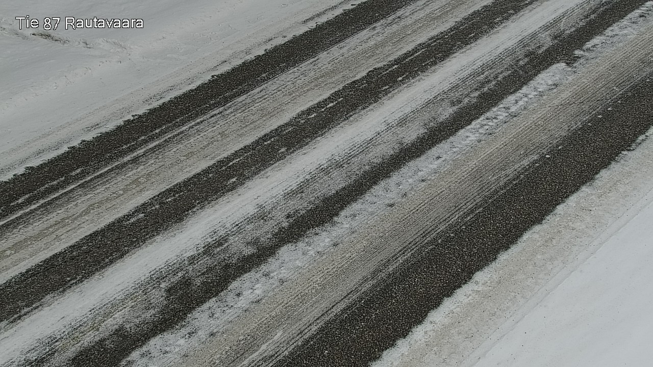 Weather Camera Image Väg 87 Rautavaara, Rautavaara, Pohjois-Savo