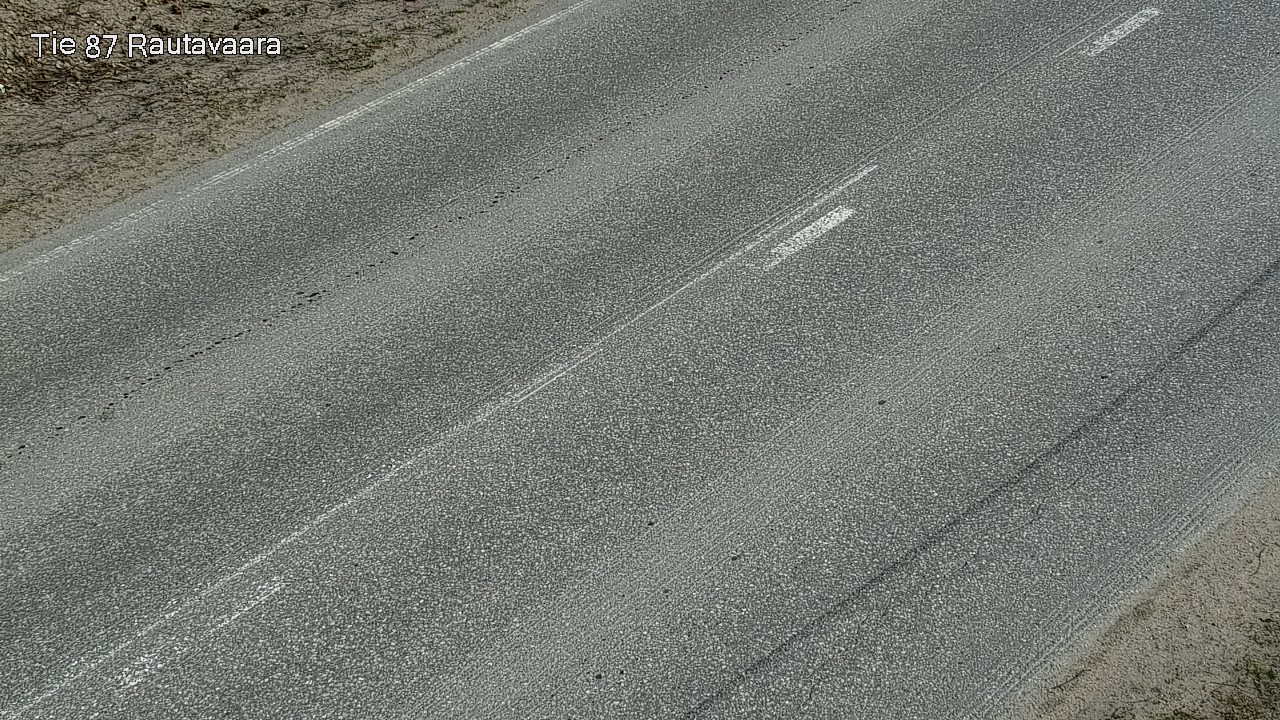 Weather Camera Image Väg 87 Rautavaara, Rautavaara, Pohjois-Savo