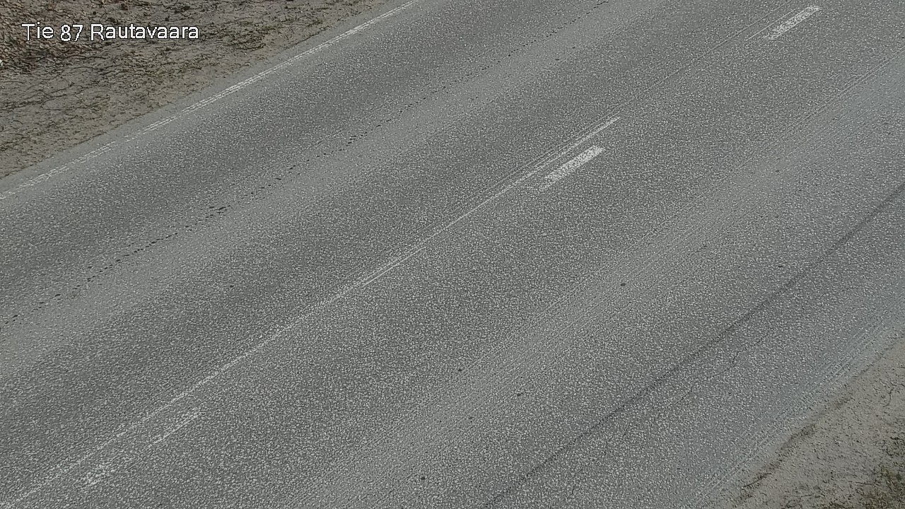 Weather Camera Image Väg 87 Rautavaara, Rautavaara, Pohjois-Savo