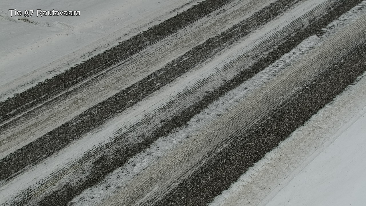 Weather Camera Image Väg 87 Rautavaara, Rautavaara, Pohjois-Savo
