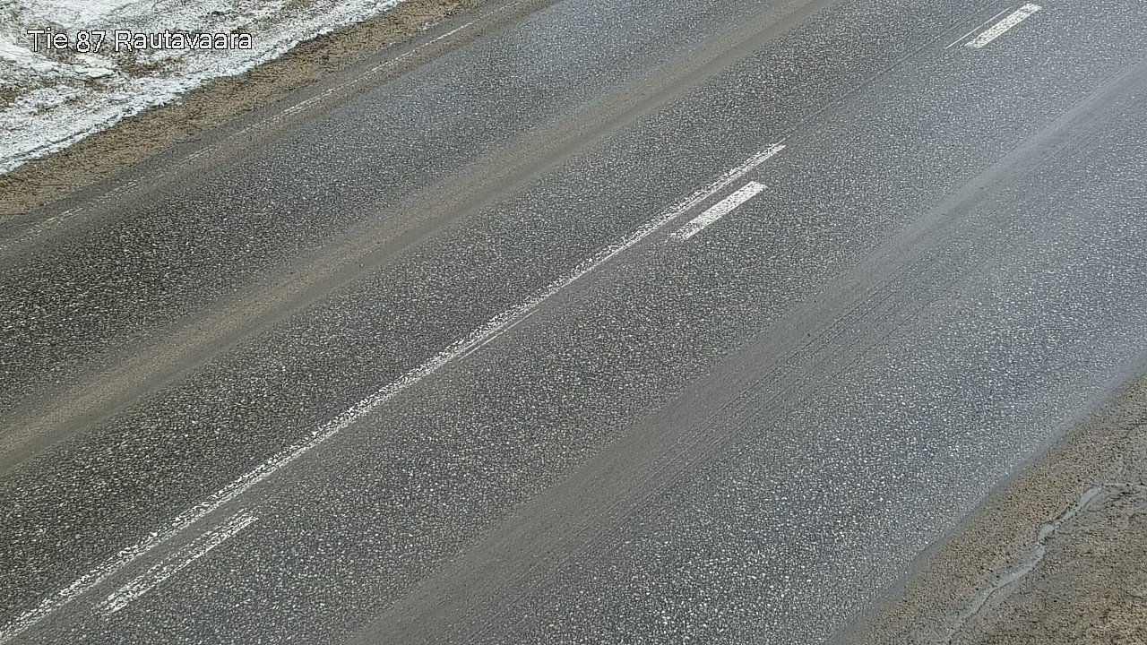 Weather Camera Image Väg 87 Rautavaara, Rautavaara, Pohjois-Savo