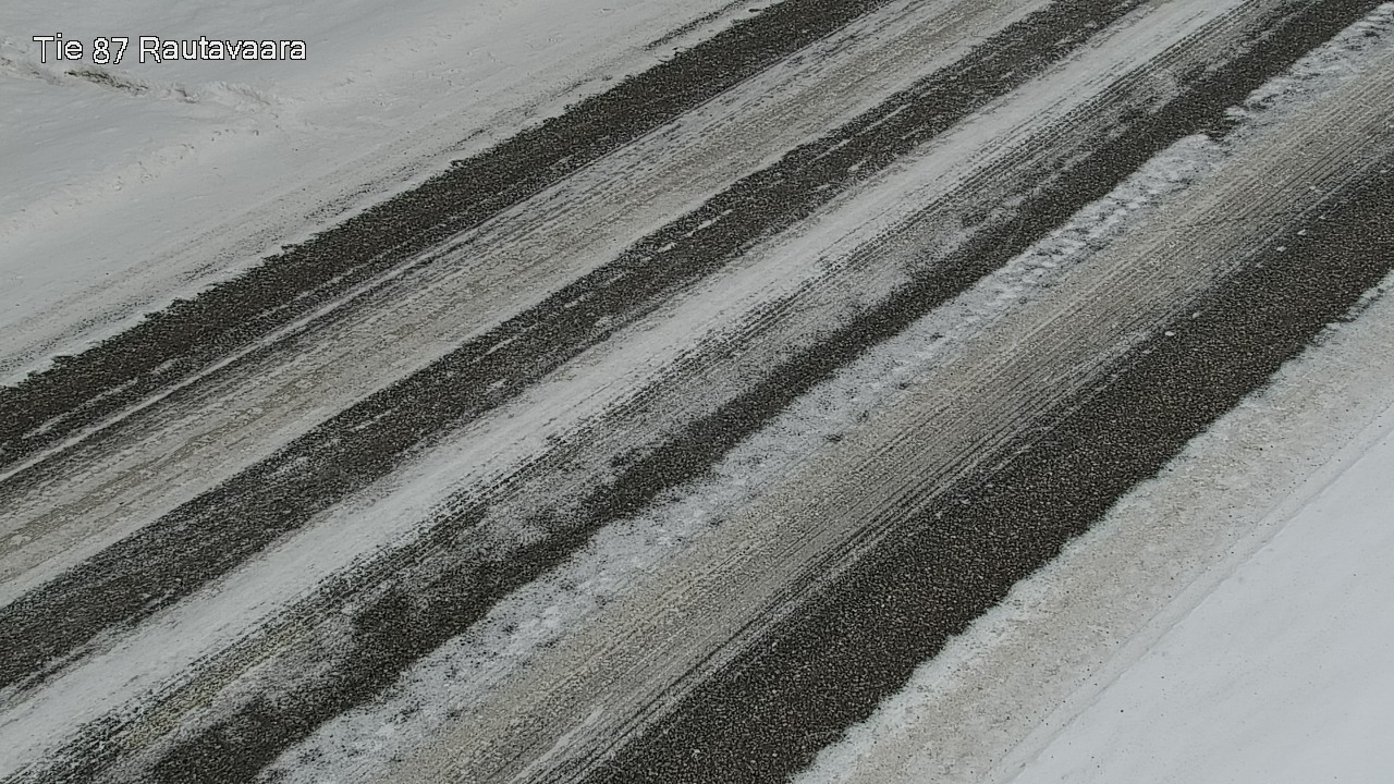 Weather Camera Image Väg 87 Rautavaara, Rautavaara, Pohjois-Savo