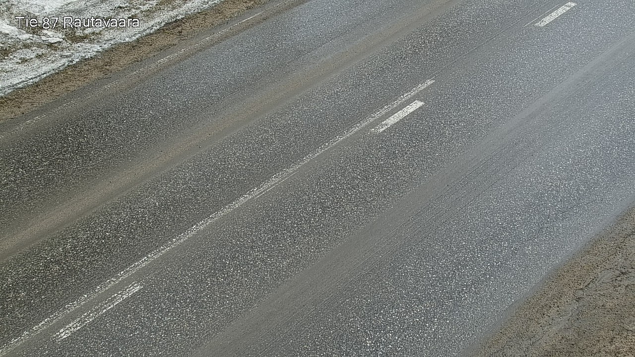 Weather Camera Image Väg 87 Rautavaara, Rautavaara, Pohjois-Savo