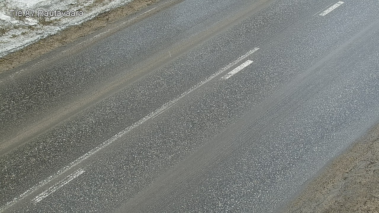 Weather Camera Image Väg 87 Rautavaara, Rautavaara, Pohjois-Savo