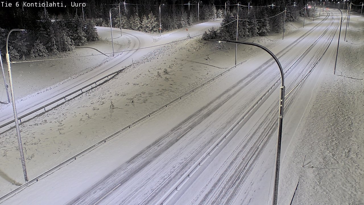 Kelikamerat Kuva Tie 6 Kontiolahti, Uuro, Kontiolahti, Pohjois-Karjala