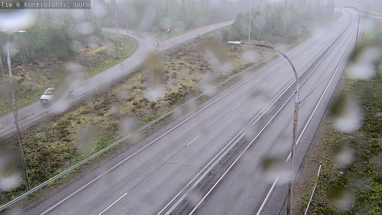 Weather Camera Image Road 6 Kontiolahti, Uuro, Kontiolahti, Pohjois-Karjala