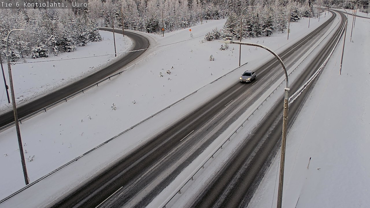 Kelikamerat Kuva Tie 6 Kontiolahti, Uuro, Kontiolahti, Pohjois-Karjala