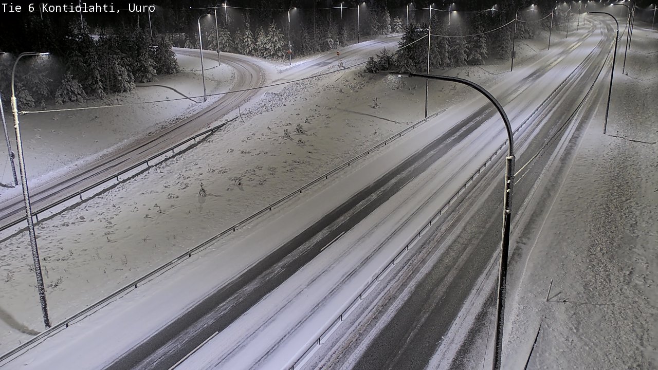 Weather Camera Image Väg 6 Kontiolax, Uuro, Kontiolahti, Pohjois-Karjala