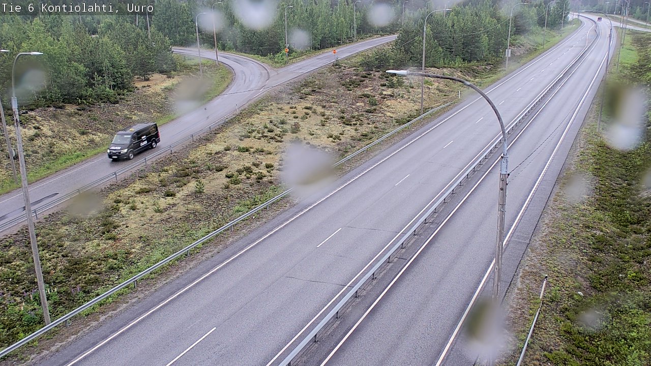 Kelikamerat Kuva Tie 6 Kontiolahti, Uuro, Kontiolahti, Pohjois-Karjala