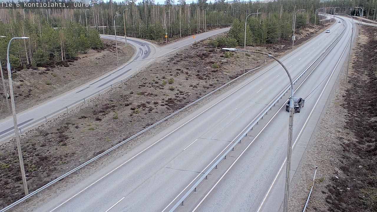 Kelikamerat Kuva Tie 6 Kontiolahti, Uuro, Kontiolahti, Pohjois-Karjala