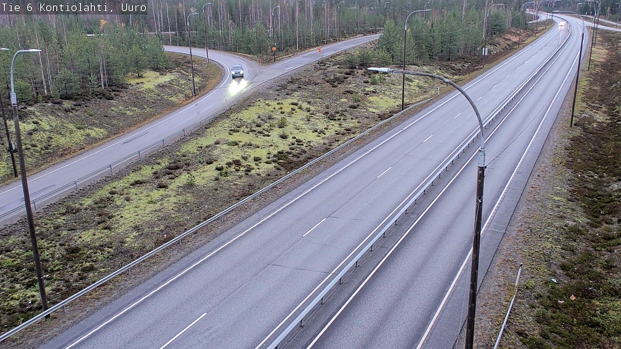 Kelikamerat Kuva Tie 6 Kontiolahti, Uuro, Kontiolahti, Pohjois-Karjala