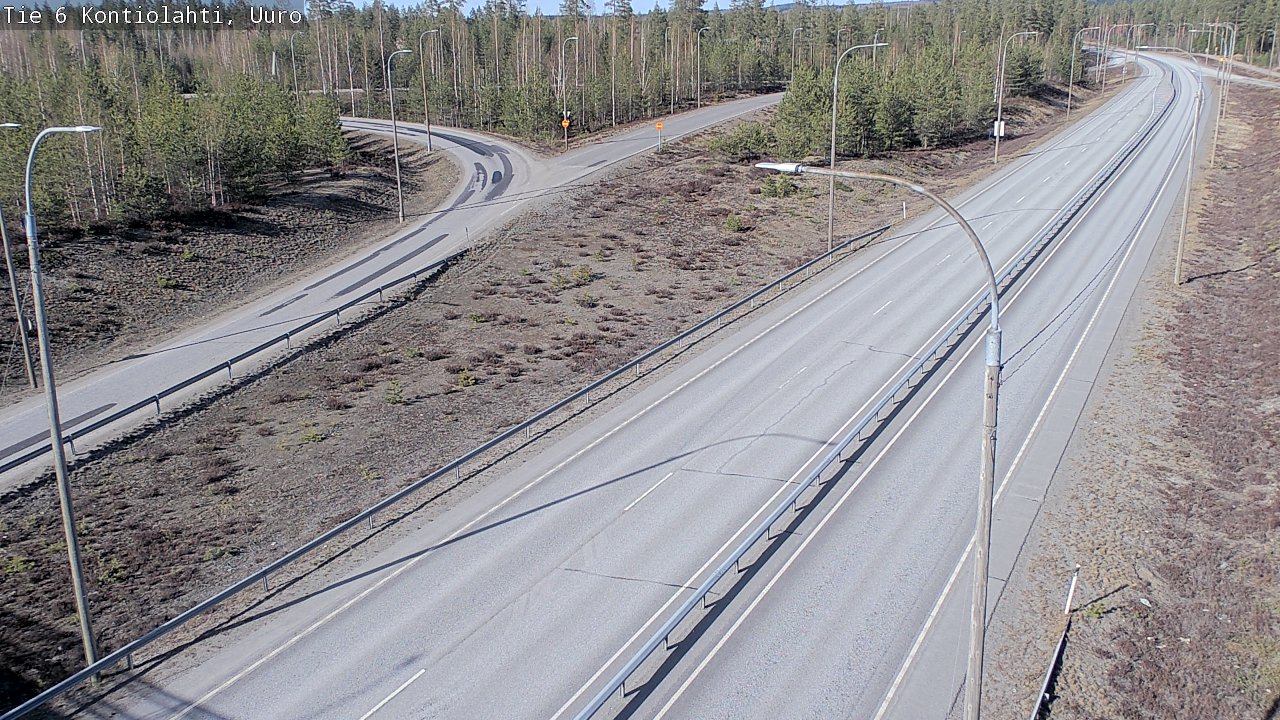 Kelikamerat Kuva Tie 6 Kontiolahti, Uuro, Kontiolahti, Pohjois-Karjala