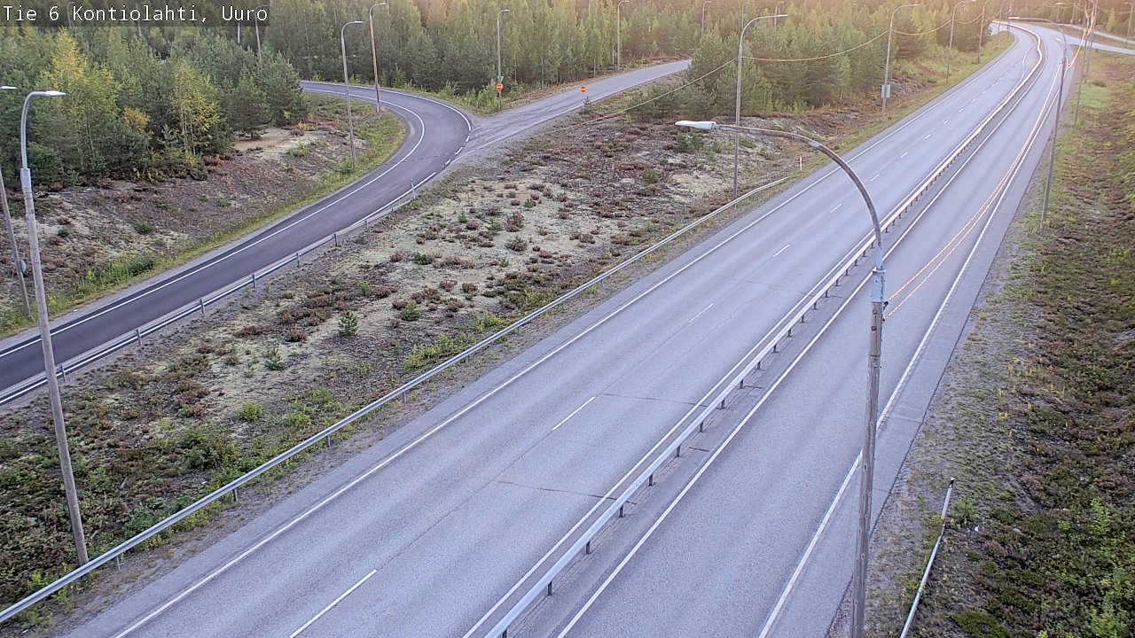 Kelikamerat Kuva Tie 6 Kontiolahti, Uuro, Kontiolahti, Pohjois-Karjala