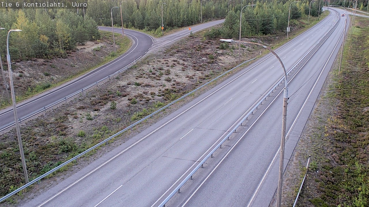Kelikamerat Kuva Tie 6 Kontiolahti, Uuro, Kontiolahti, Pohjois-Karjala
