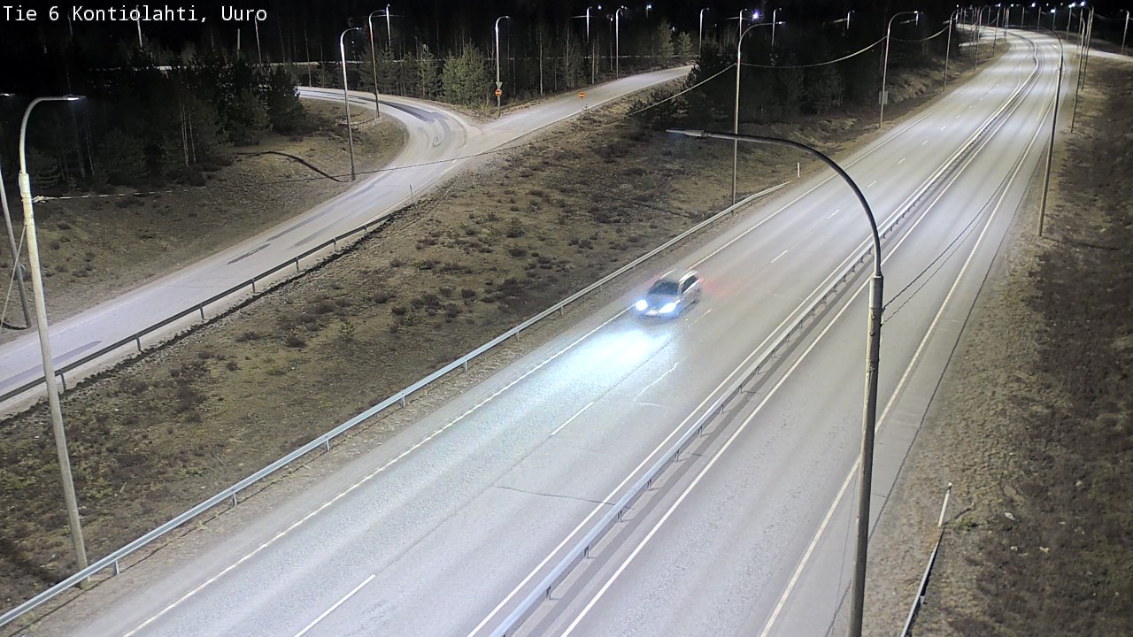 Kelikamerat Kuva Tie 6 Kontiolahti, Uuro, Kontiolahti, Pohjois-Karjala