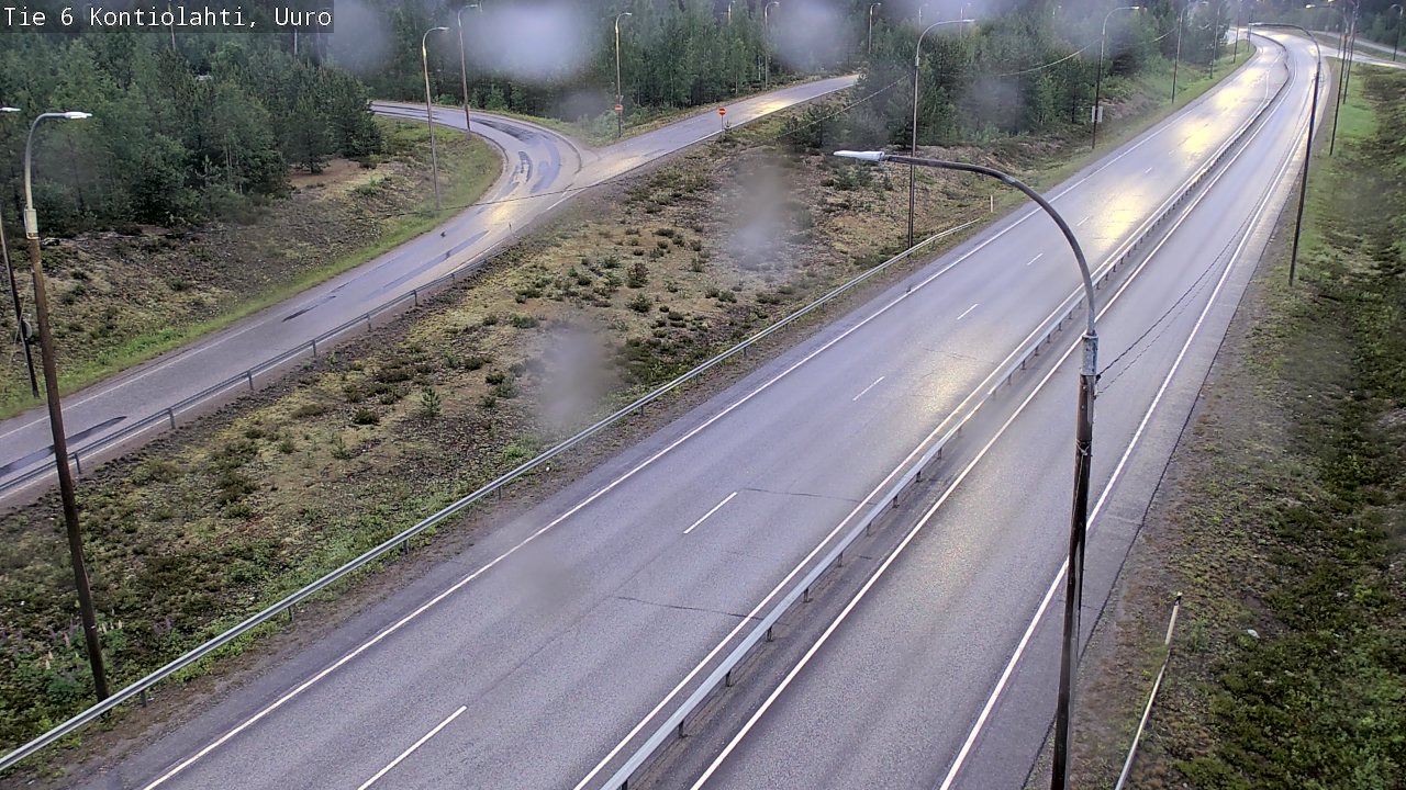 Kelikamerat Kuva Tie 6 Kontiolahti, Uuro, Kontiolahti, Pohjois-Karjala