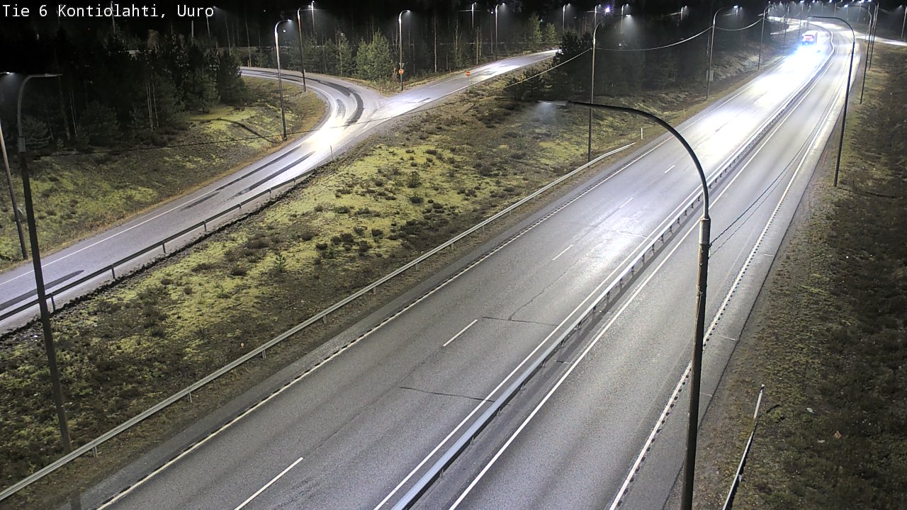 Kelikamerat Kuva Tie 6 Kontiolahti, Uuro, Kontiolahti, Pohjois-Karjala