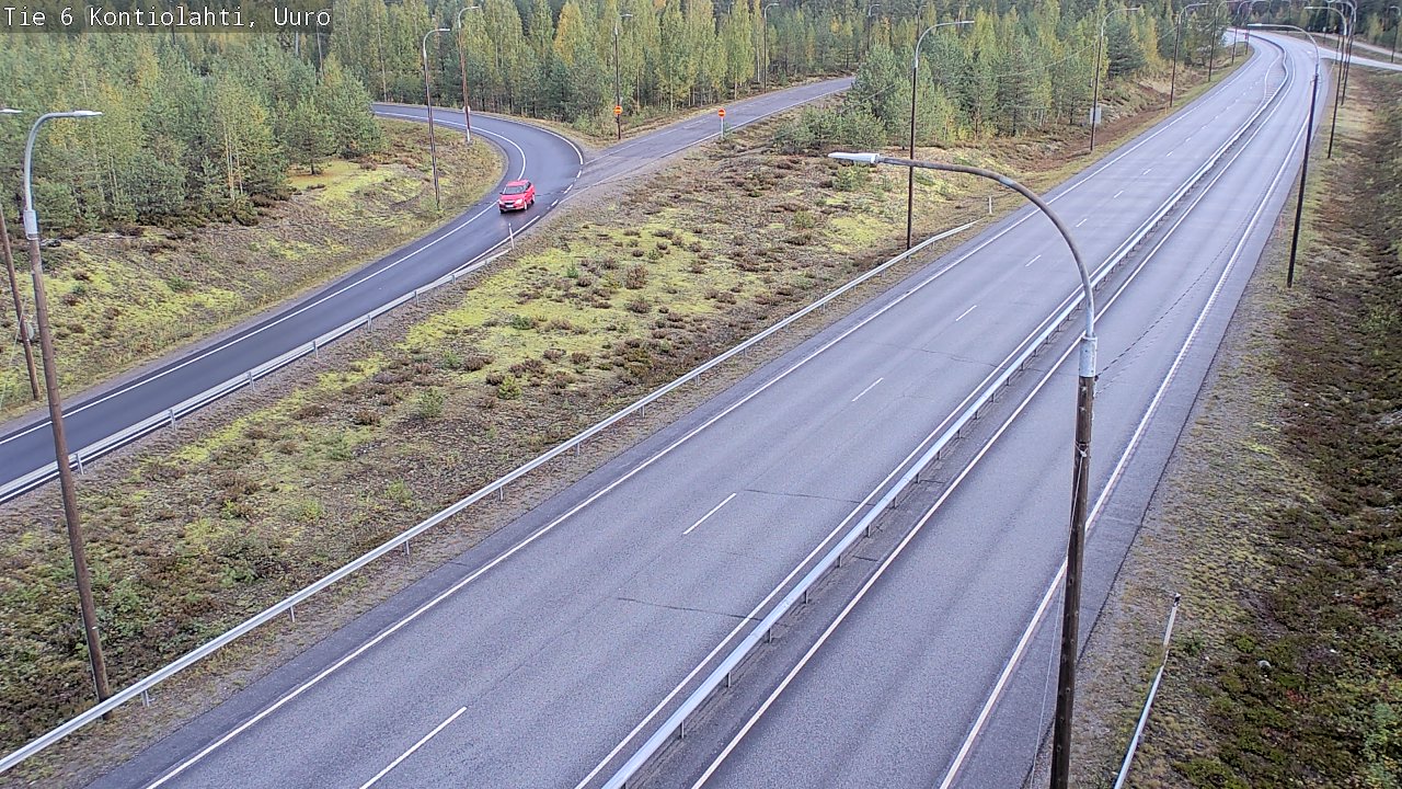 Kelikamerat Kuva Tie 6 Kontiolahti, Uuro, Kontiolahti, Pohjois-Karjala