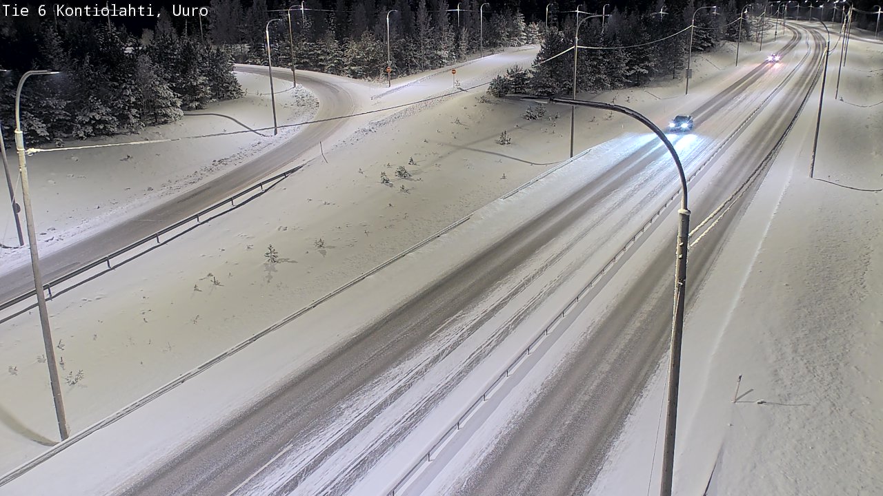 Weather Camera Image Road 6 Kontiolahti, Uuro, Kontiolahti, Pohjois-Karjala